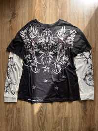 Bluzka Longsleeve Dlugi Rekaw Goth Affliction y2k