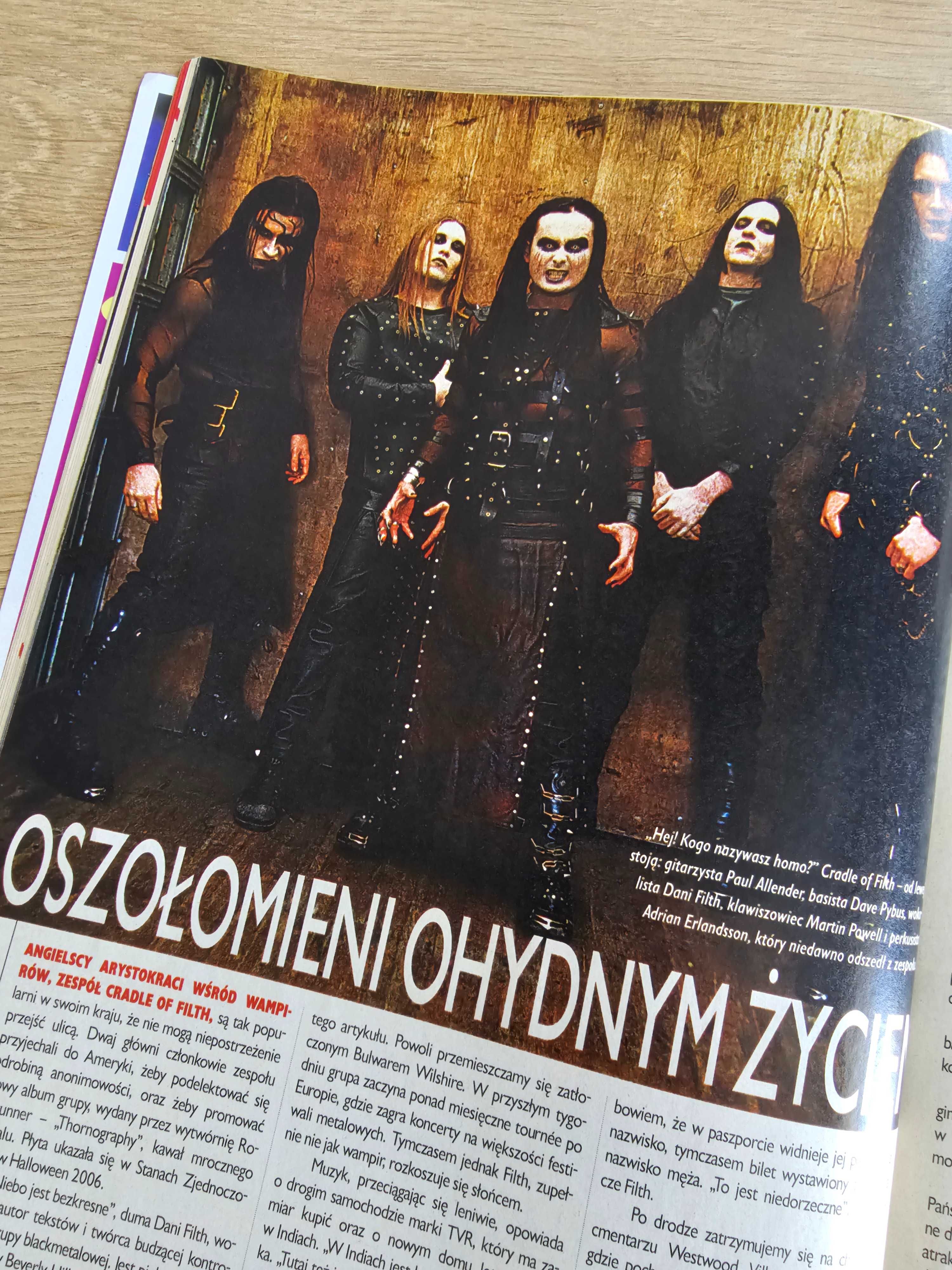 Magazyn HUSTLER 10 (65) 2007 - Cradle of Filth, Britney Spears, Rees