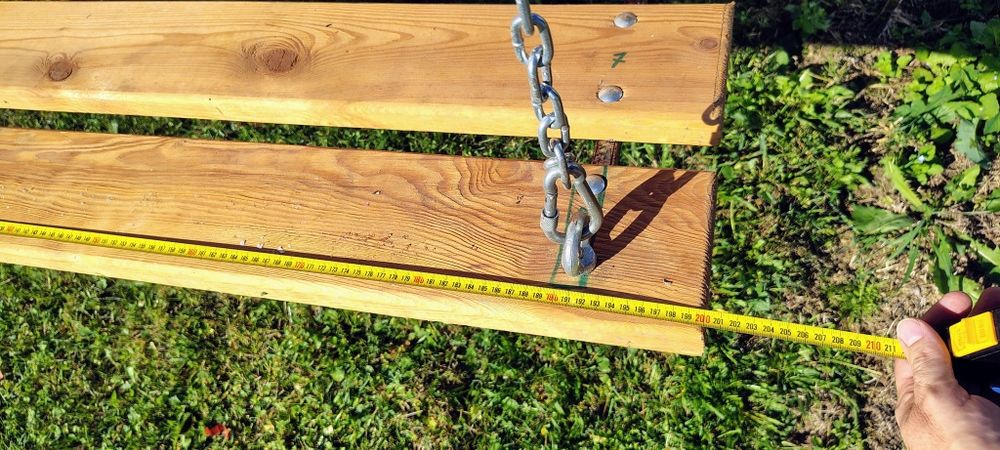 Huśtawka ogrodowa na działkę domek plac zabaw solidna konstrukcja