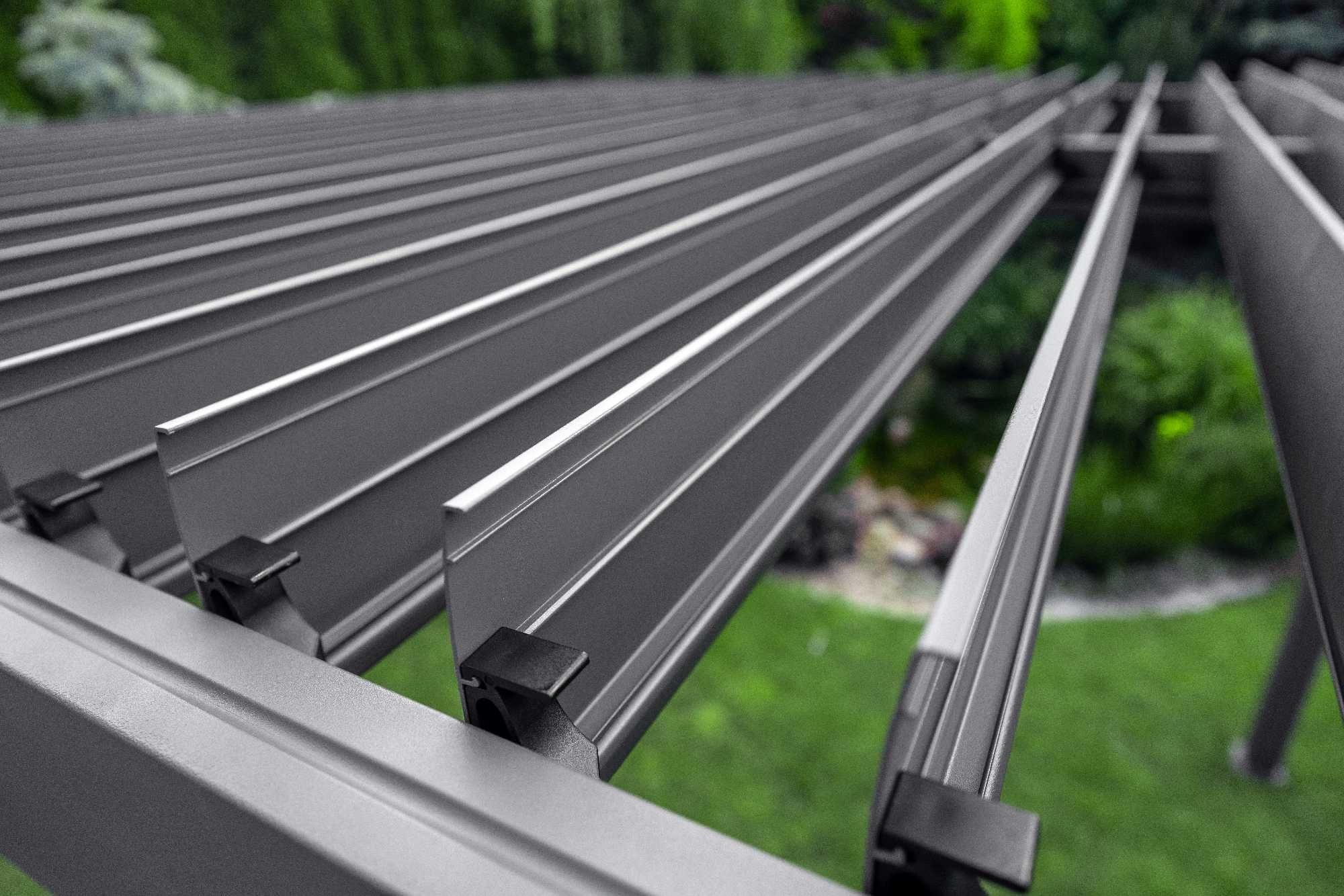 PERGOLA Ogrodowa Tarasowa aluminiowa 3x3m, panele zaciemniające