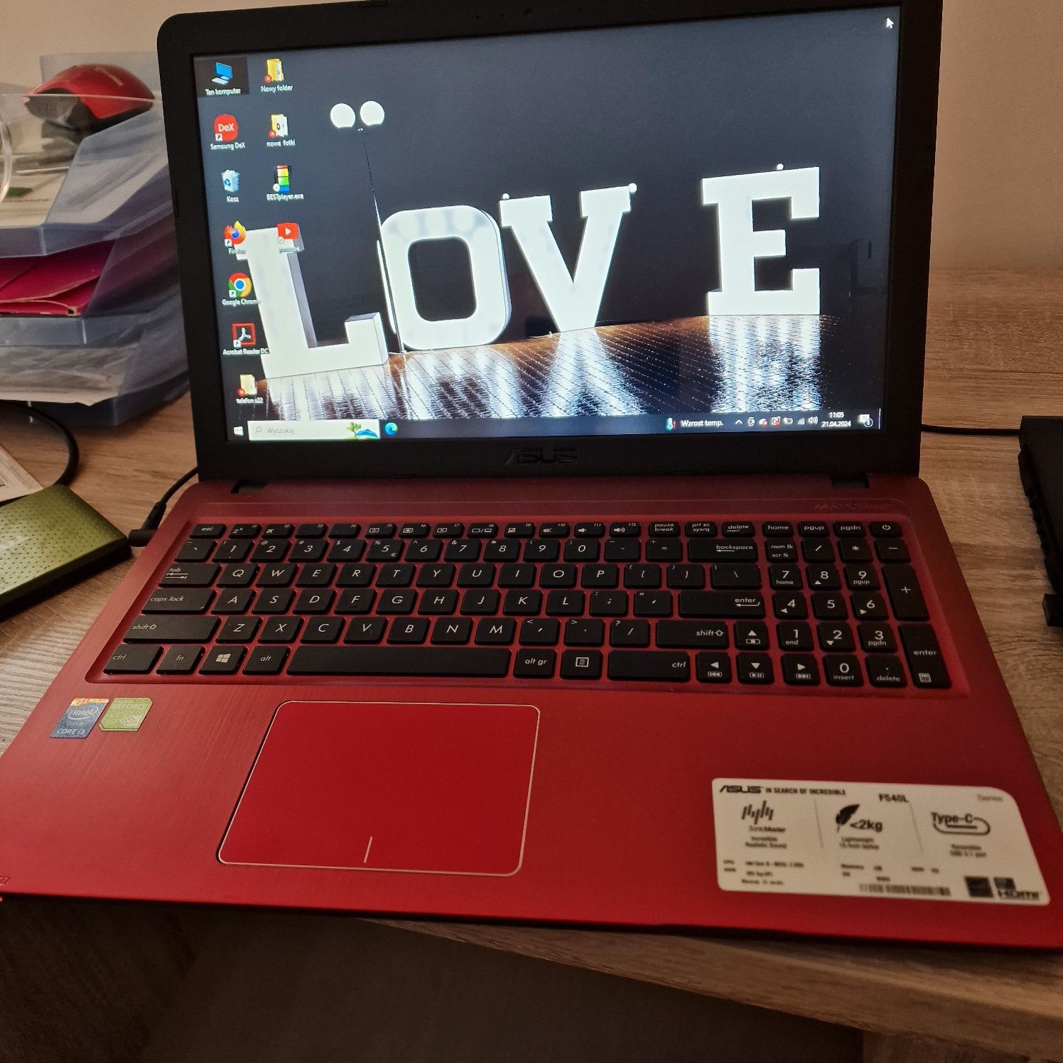 Asus F540l laptop