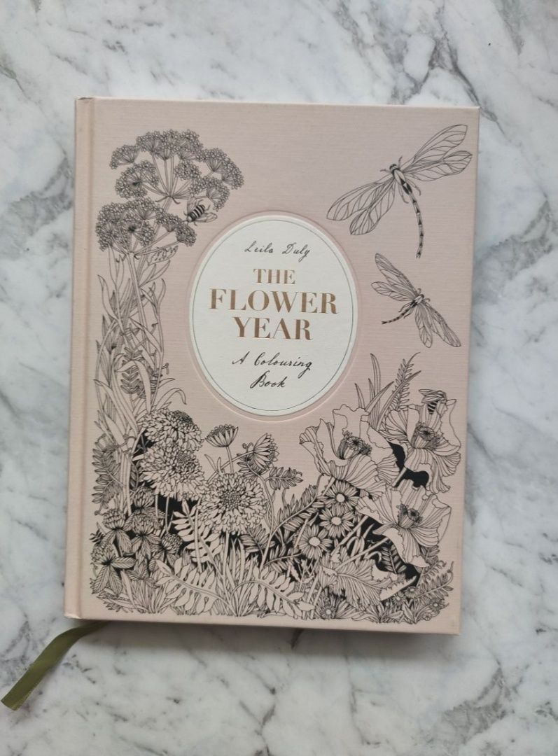 The Flower Year: A Colouring Book