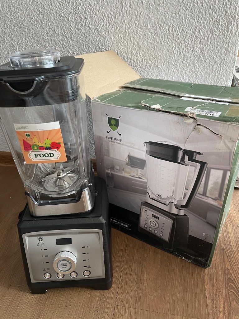 Blender kielichowy FIVE FINE 2000 W srebrny/szary