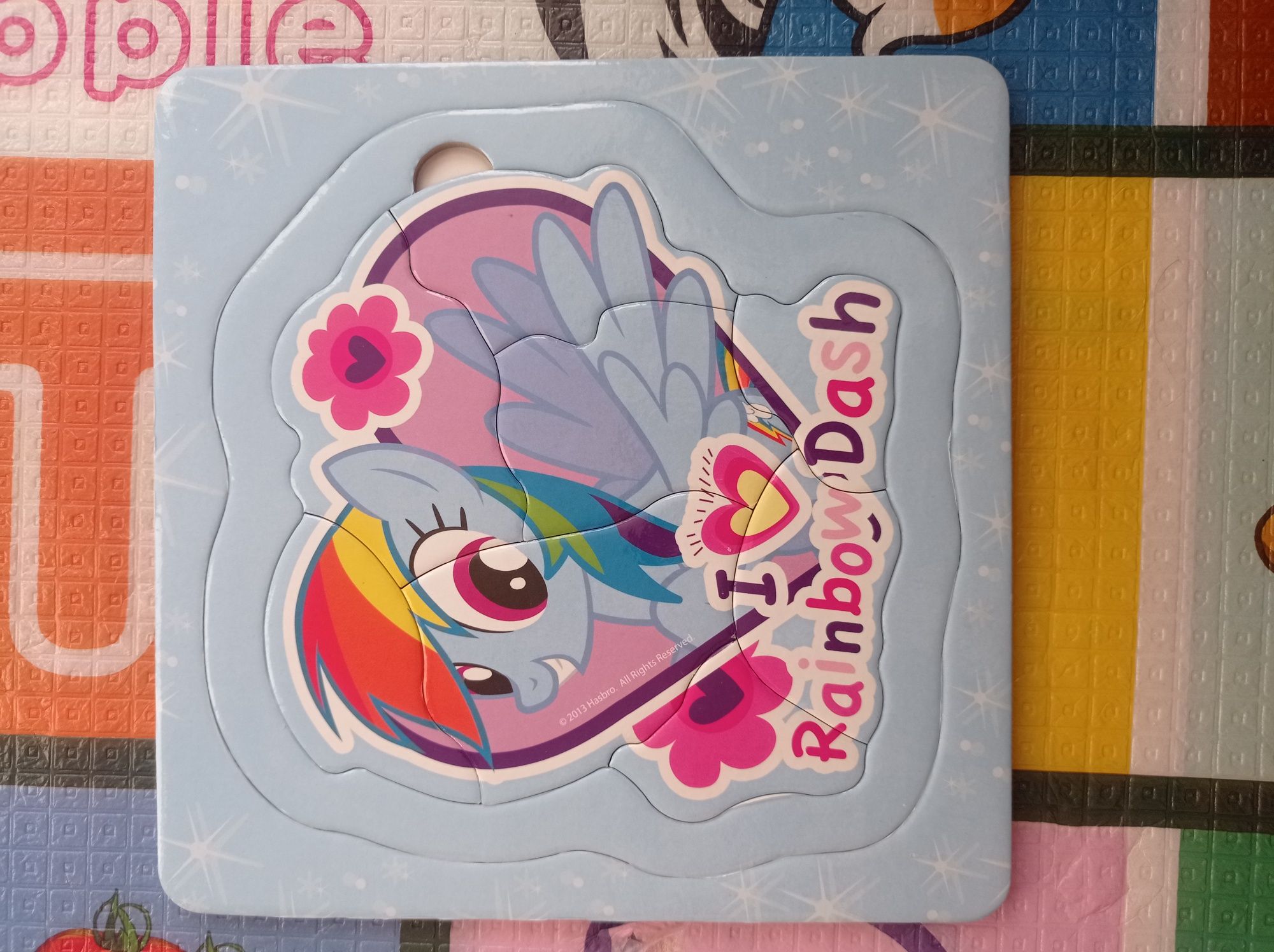 Puzzle dla malucha konik pony Kubuś puchatek rainbow dash