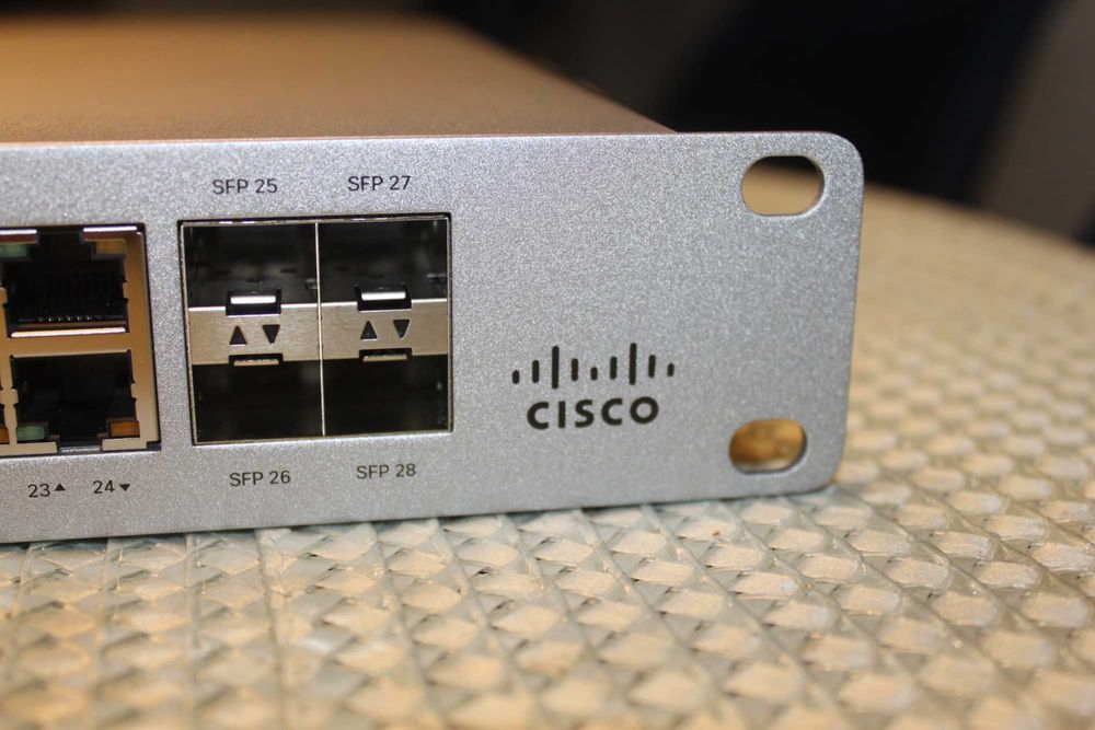 Cisco Meraki MS120-24P Switch, 24x RJ-45, 4x SFP, 370W PoE+