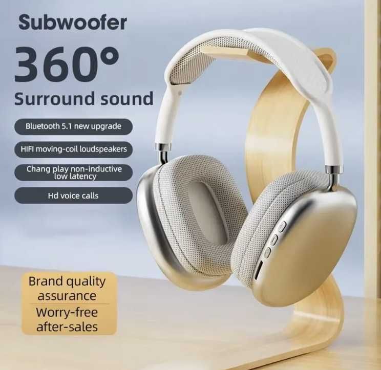 Bezprzewodowe Słuchawki Bluetooth/mikrofon/redukcja szumów/