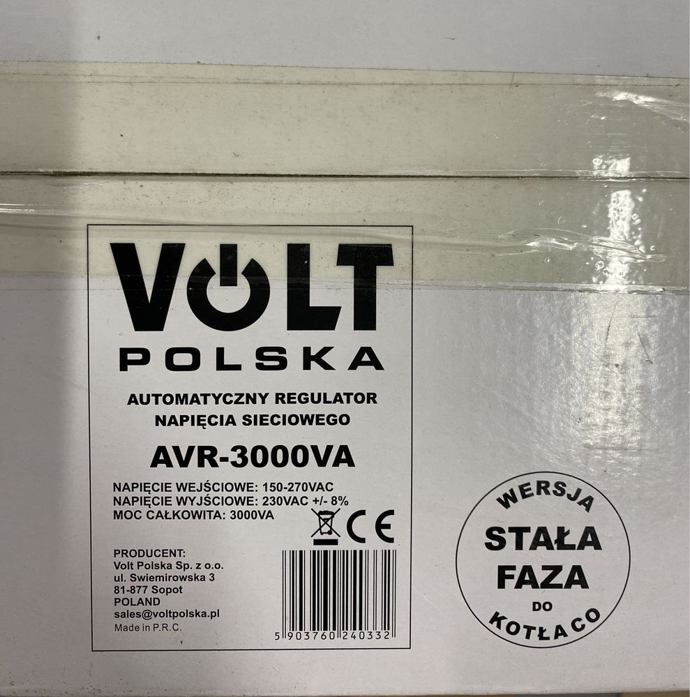 Стабілізатор напруги VOLT POLSKA AVR PRO - 1000, 2000, 3000, 10000