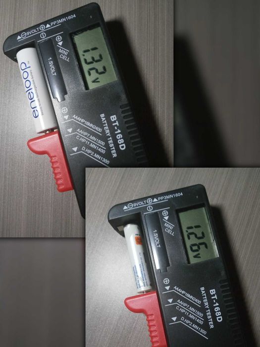 Medidor de pilhas, digital (Novo)