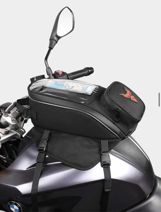 Bolsa/mala magnética depósito/tanque telemóvel para moto