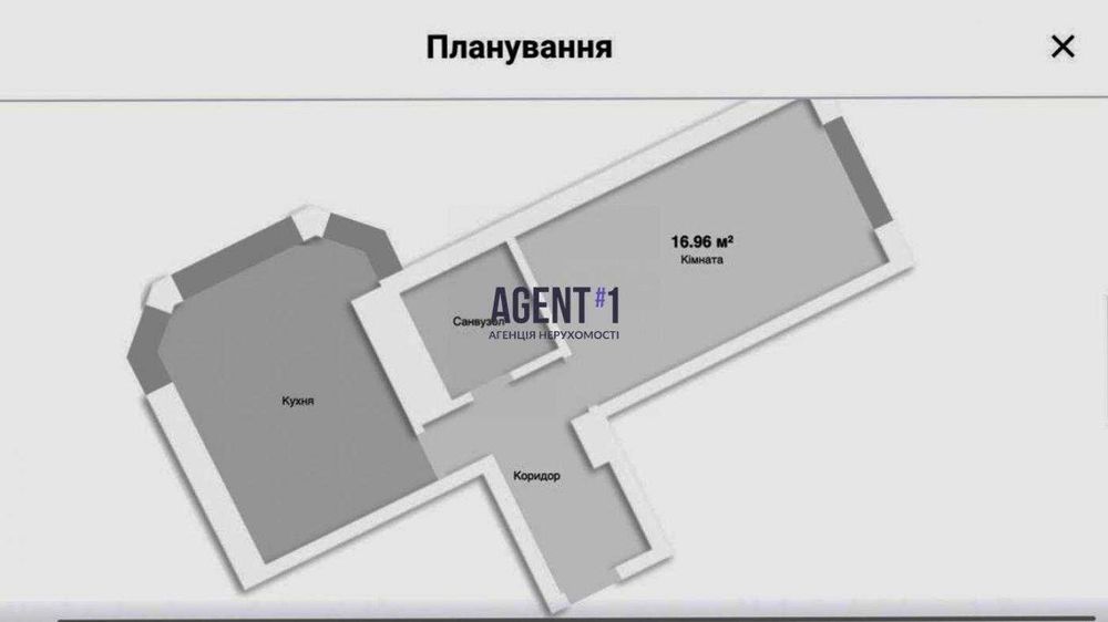 Продаж великої 1-кімн. квартири ЖК "Піонерський квартал"  м. Вишневе