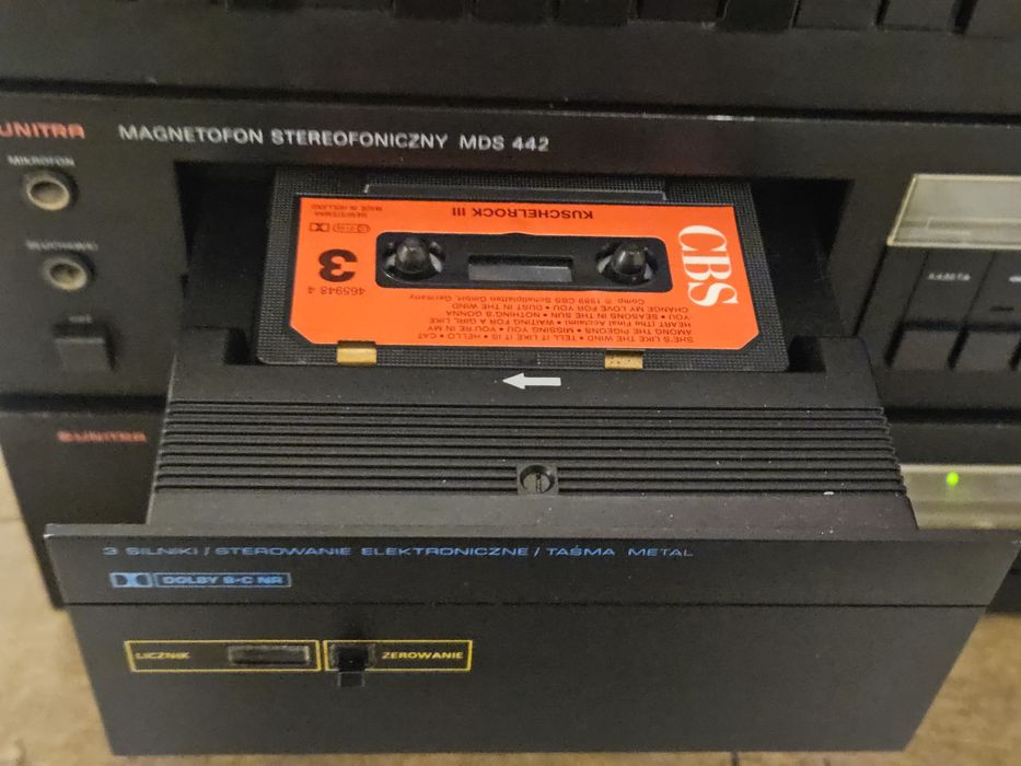 Unitra Diora WS-442 + MDS-442 + AS-642  komplet wieża, sprawna, Dolby