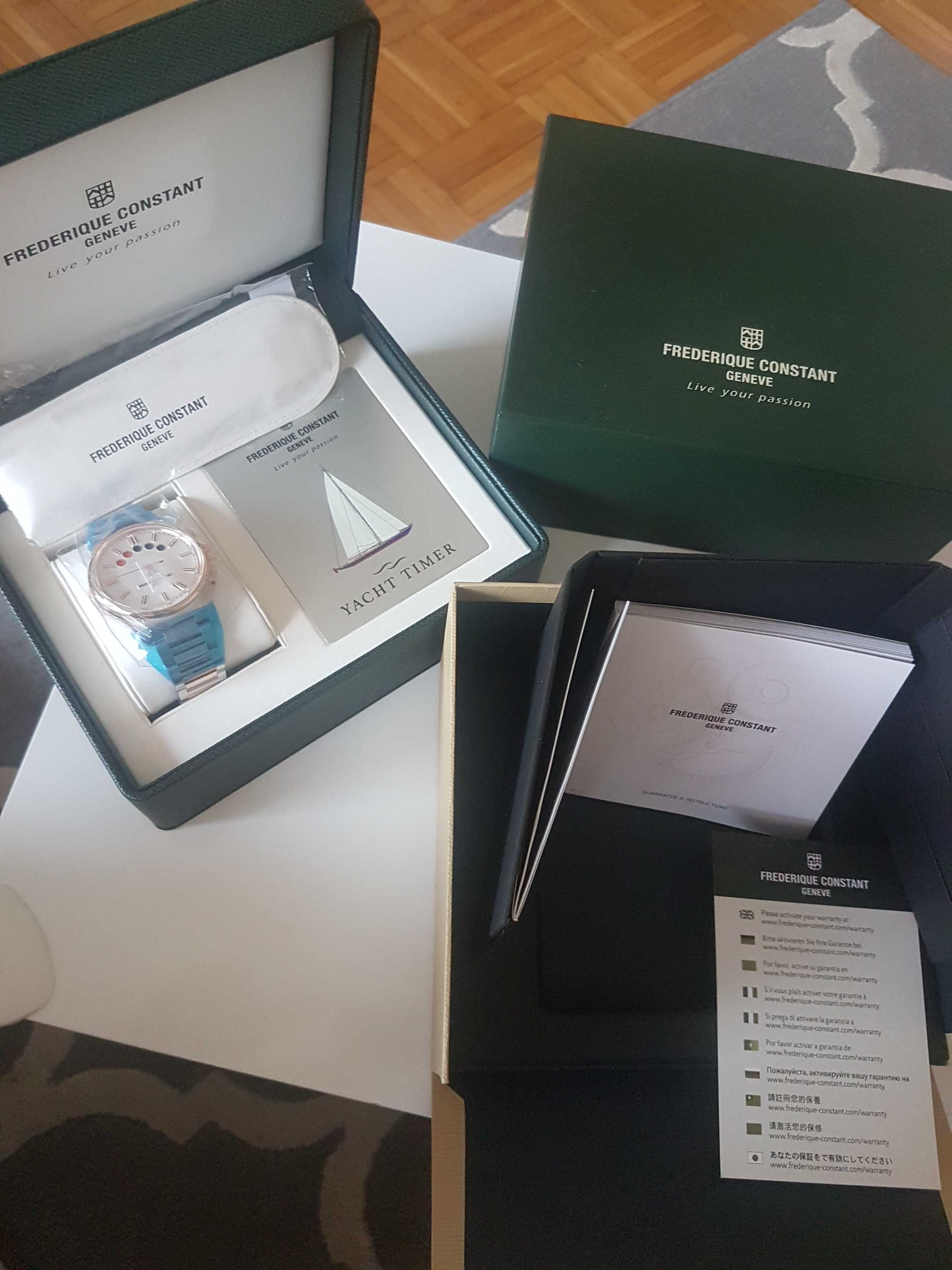 Zegarek Frederique Constant FC-380VT4H2B YACHT TIMER Regatta + Pasek