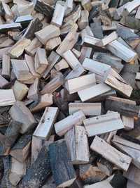 Drewno kominkowe i opałowe, sezonowane, pocięte i połupane