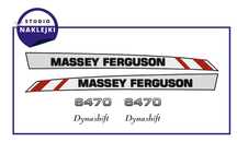 Naklejki Massey Ferguson 6470 ciągnik traktor Nalepki Komplet naklejka