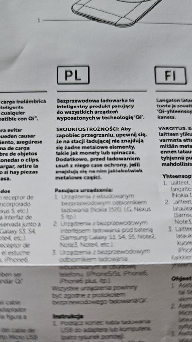 Ładowarka bezprzewodowa indukcyjna niemiecka - nowa