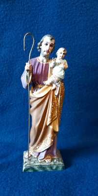 Arte Sacra - imagem de São José com o Menino Jesus