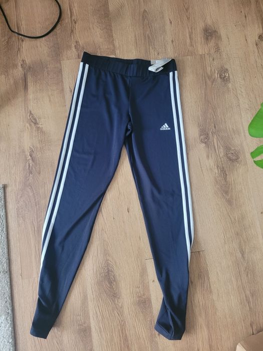 Legginsy adidas nowe granatowe 170cm 14-15lat