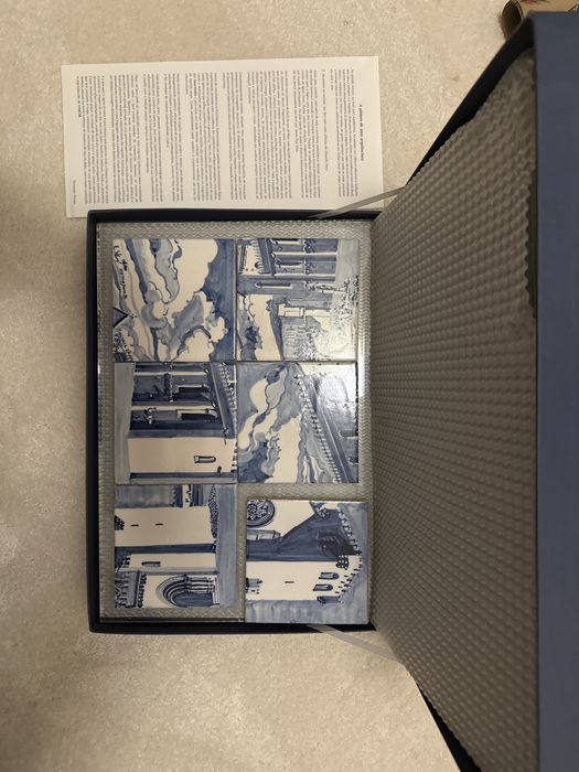 Conjunto de 6 azulejos artisticos-Fernando Pernes-edicao limitada