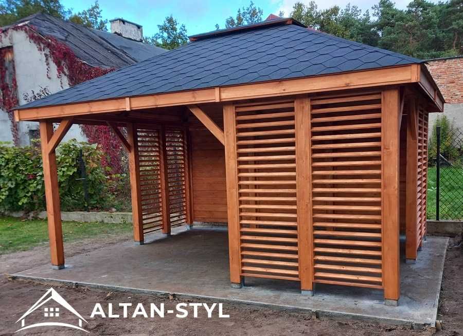 Altany, altanka, wiaty, altanka ogrodowa AGATA 3x4m PRODUCENT