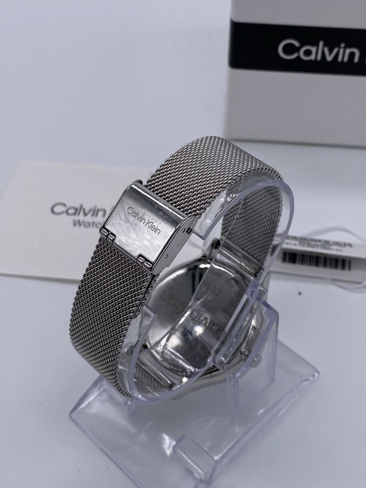 Oryginalny Zegarek damski CALVIN KLEIN Timeless 2h Srebrny bransoleta