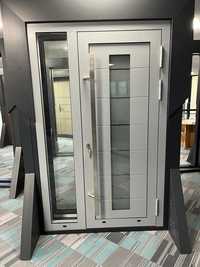 Drzwi aluminiowe wejściowe zewnętrzne
