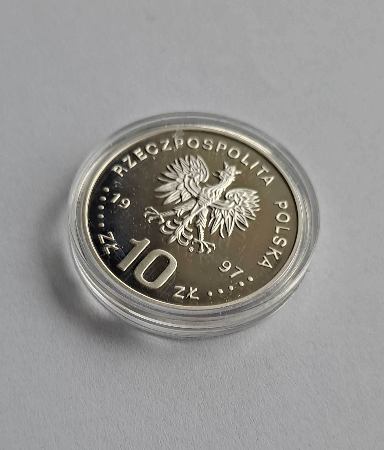Moneta srebrna 10 zł 1000-lecie  śmierci św. Wojciecha 1997