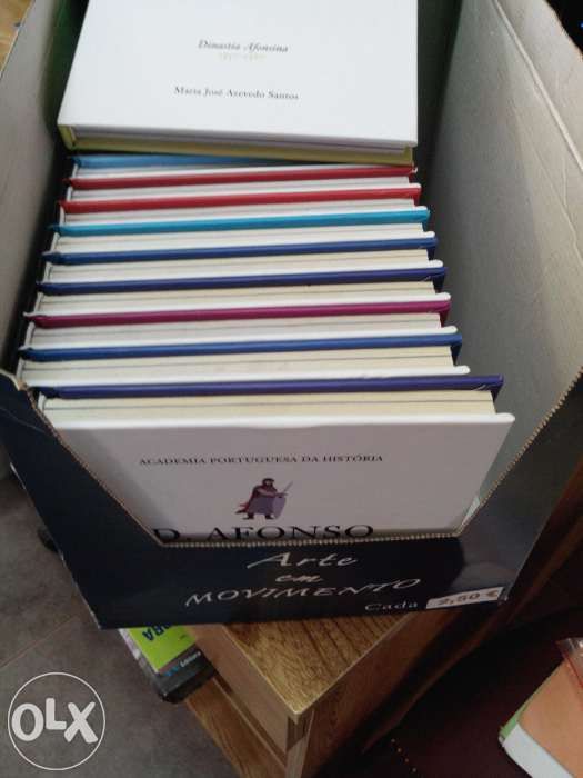 Coleção livros sobre história de portugal