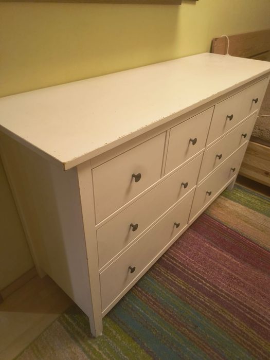 Komoda Hemnes IKEA biała drewno