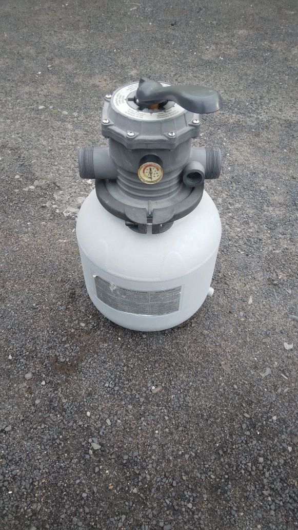 zbiornik do pompy piaskowej z zaworem wielodrożnym filtr piaskowy 45kg