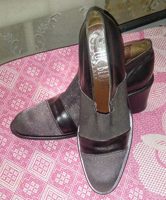 Шкіряні італійські туфлі / мешти