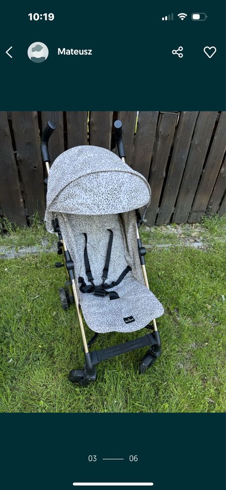 Wózek spacerowy Elodie Details 3.0 Stockholm Stroller „Dots Of Fauna