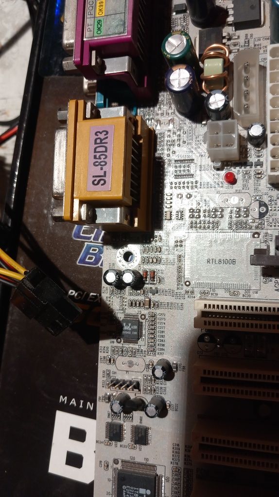 Płyta główna soltek SL-85DR3-RL retro agp ddr1