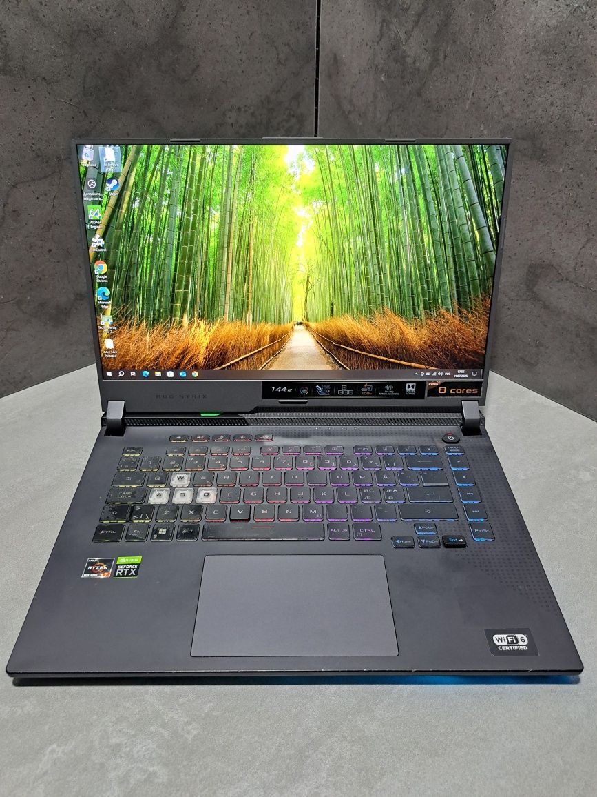 Ігровий ноутбук Asus G513 15.6" 16/256GB SSD RYZEN7 /RTX 3050 4GB!D919