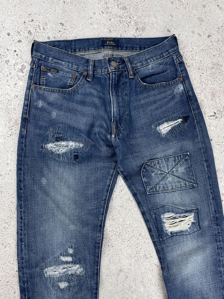 Polo Ralph Lauren Patchwork Denim Pants чоловічі джинси Оригінал