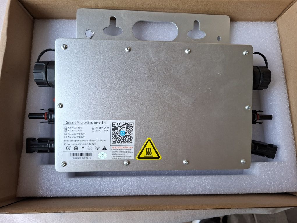 Mikroinwerter falownik 800W WiFi SOLAR GRID KS-800