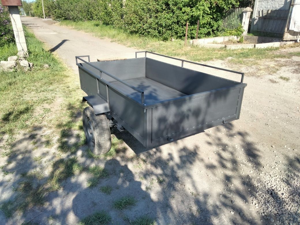 Прицеп до мотоблоку на рисорах