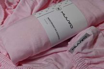 Muuvo bambusowe prześcieradło do gondoli wózka pink