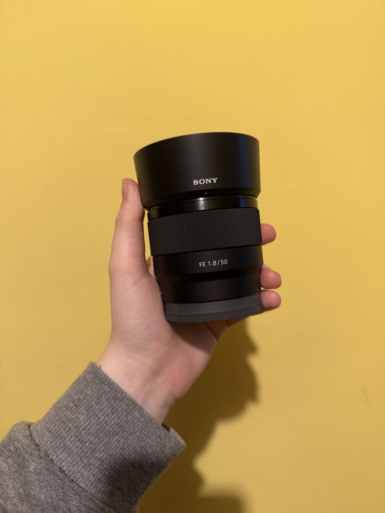 obiektyw sony fe 50mm 1.8 pełna klatka JAK NOWY!!