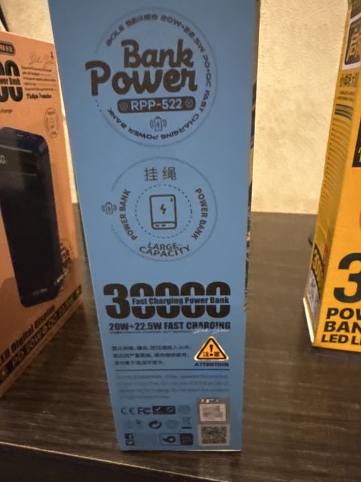 Павербанк 30000mAh  RPP 522 ремах