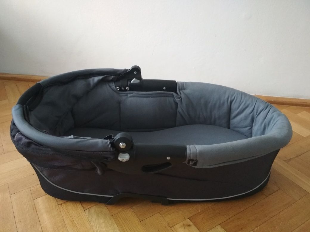 Gondola do wózka Quinny Speedo SX grafit+adaptery i folia p/deszczowa