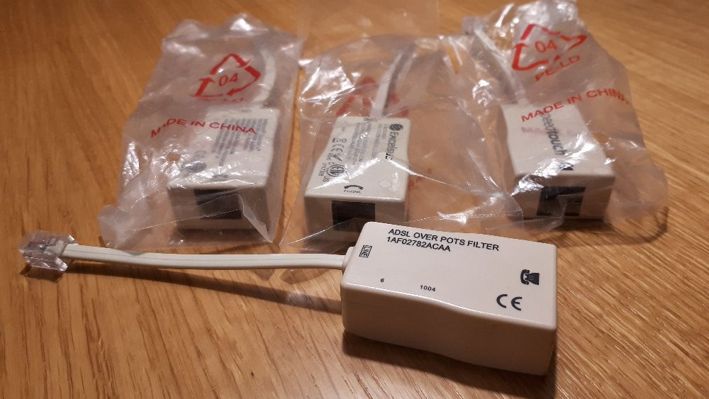 Filtr mikrofiltr telefonu ADSL - 4szt.