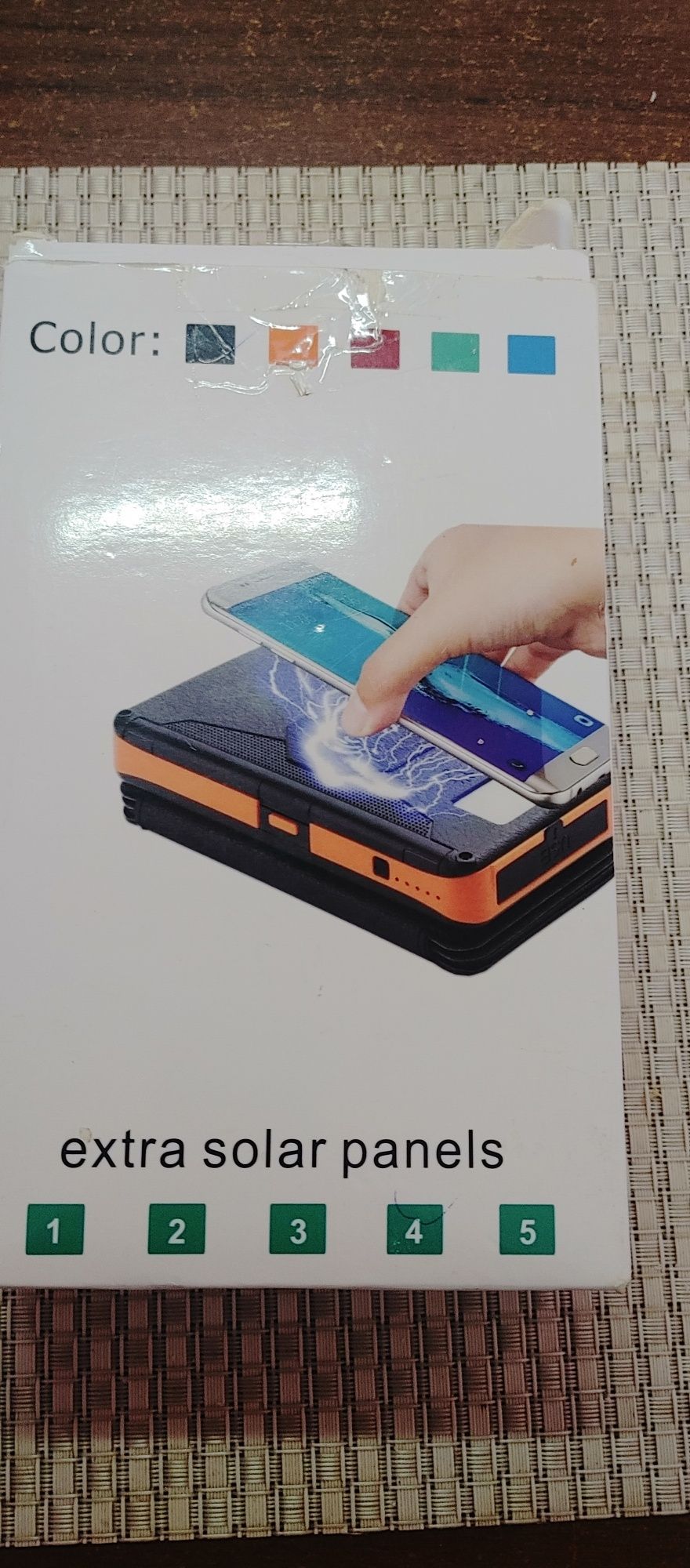 Солнечное зарядное устройство Solar power bank