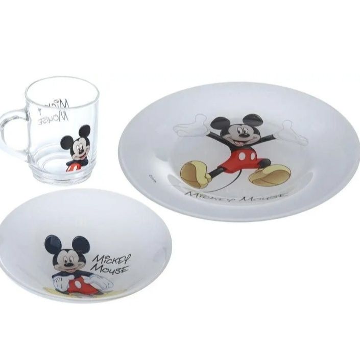 Дитячий детский набір набор посуду посуды Luminarc Disney Mickey Color