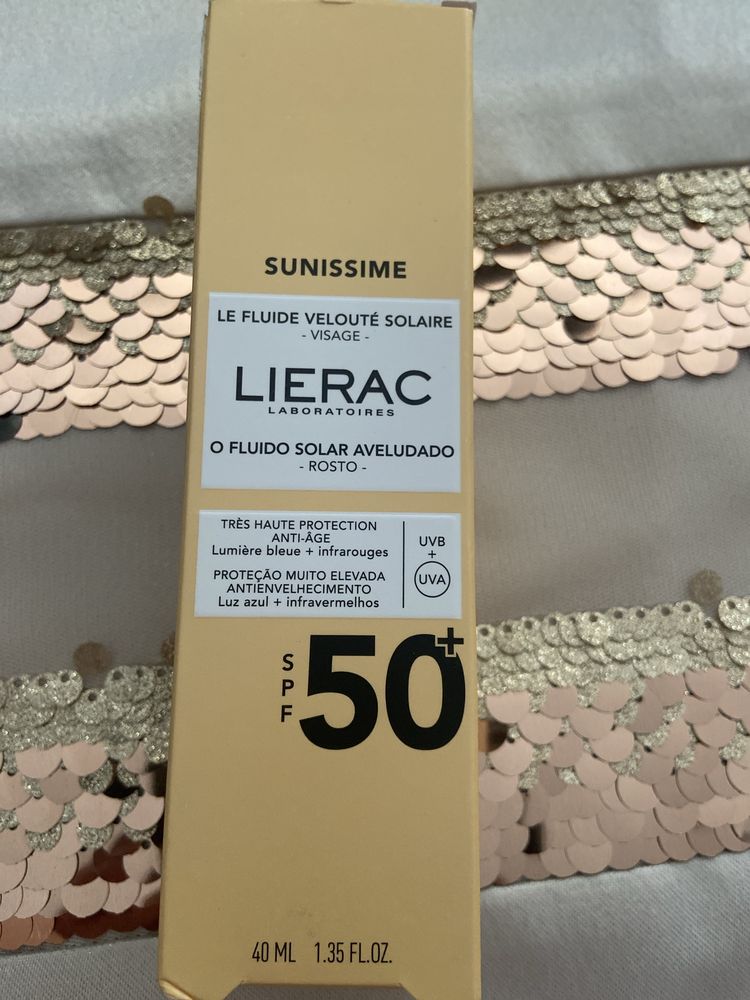 Lierac sunissime emulsja ochronna do twarzy i dekoltu spf50 40 ml