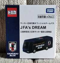 Tomica - Japan National Soccer Official Bus JFA's Dream jak Hot Wheels