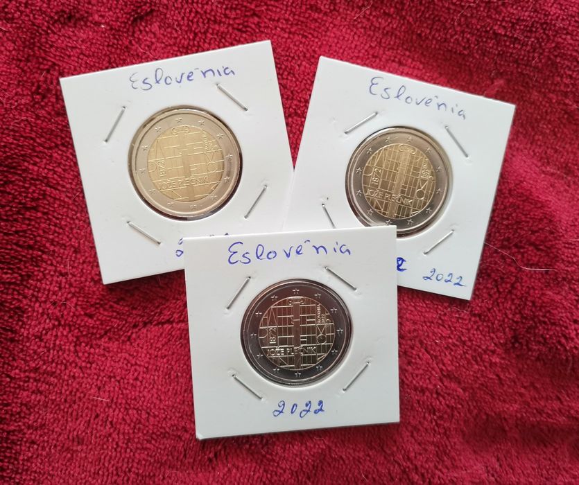 Moeda UNC comemorativa de 2€ - Eslovénia 2022