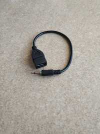 Cabo Adaptador Jack 3.5mm para USB 2.0 AUX Audio MP3 OTG