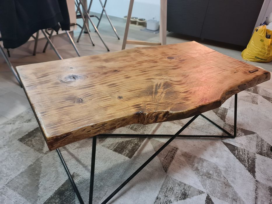 Mesa de centro madeira maciça