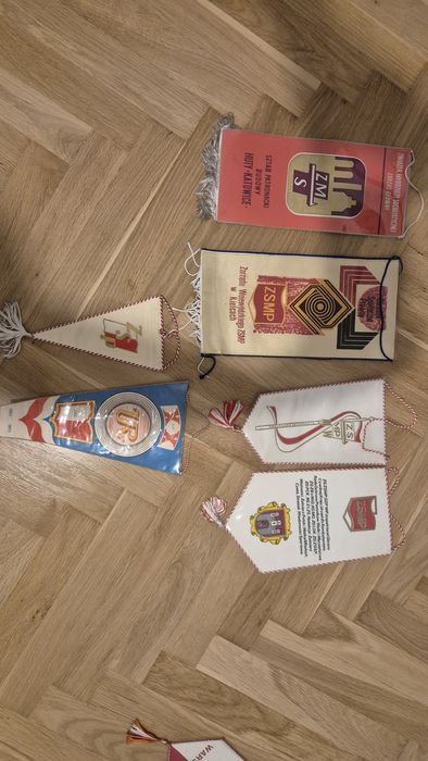 Proporczyki proporce PRL ZSMP ZSP  kolekcja