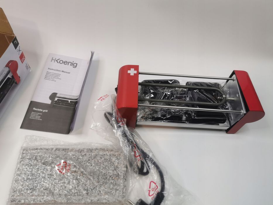 Grill Elektryczny H.koenig Rp2 350 W Uszkodzony Nowy